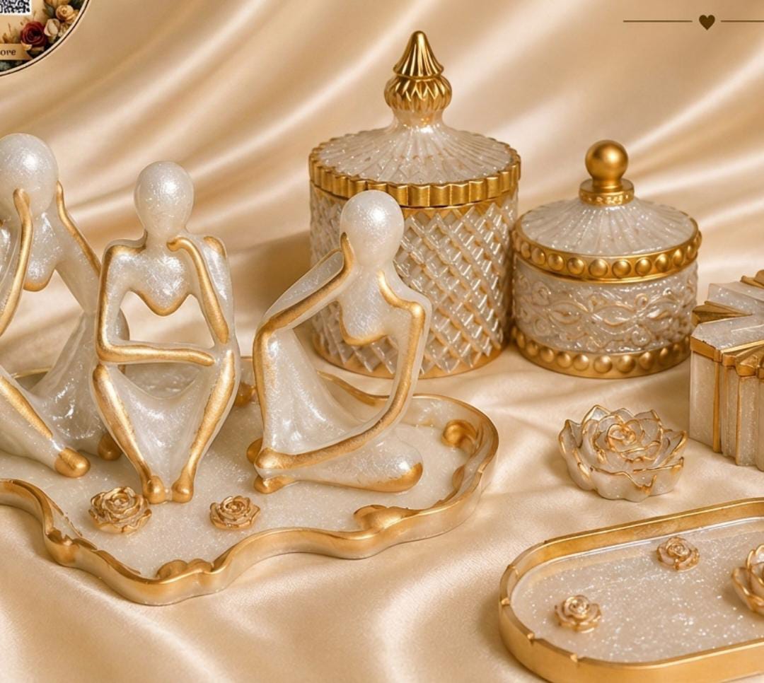 White Gold Pearl Majesty Set