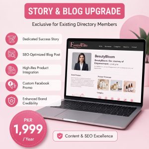 Business Story & Blog Upgrade Package | EntreElite Pakistan